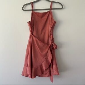 Alter’d State| Dusty Mauve Britta Wrap Mini Dress